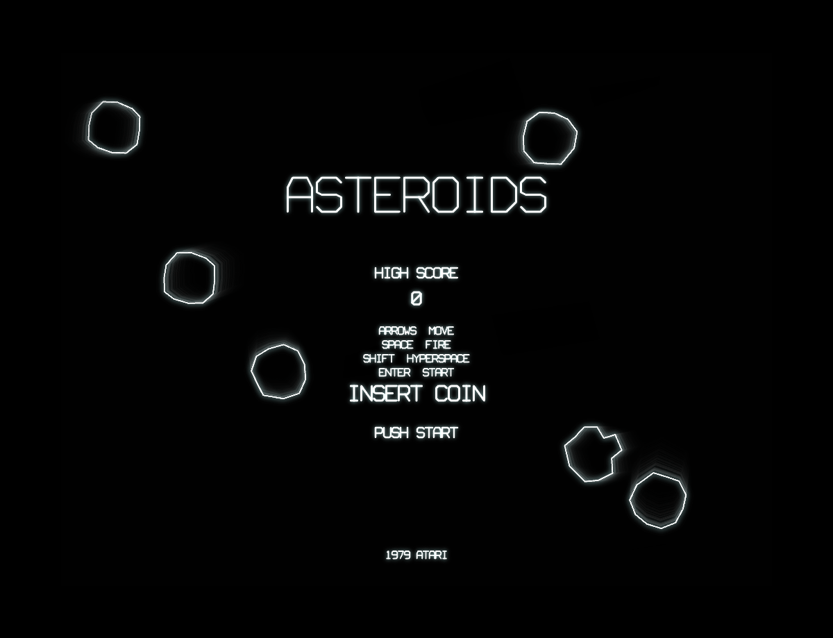 Asteroids Retro Game