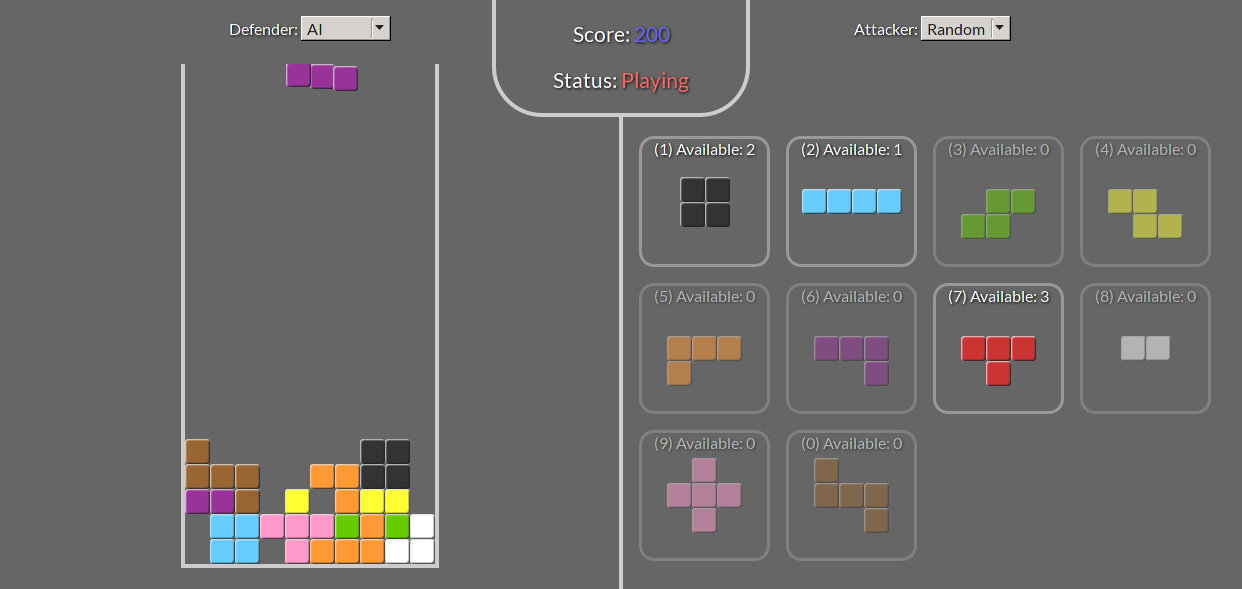 Custom-tetris Retro Game No preview available